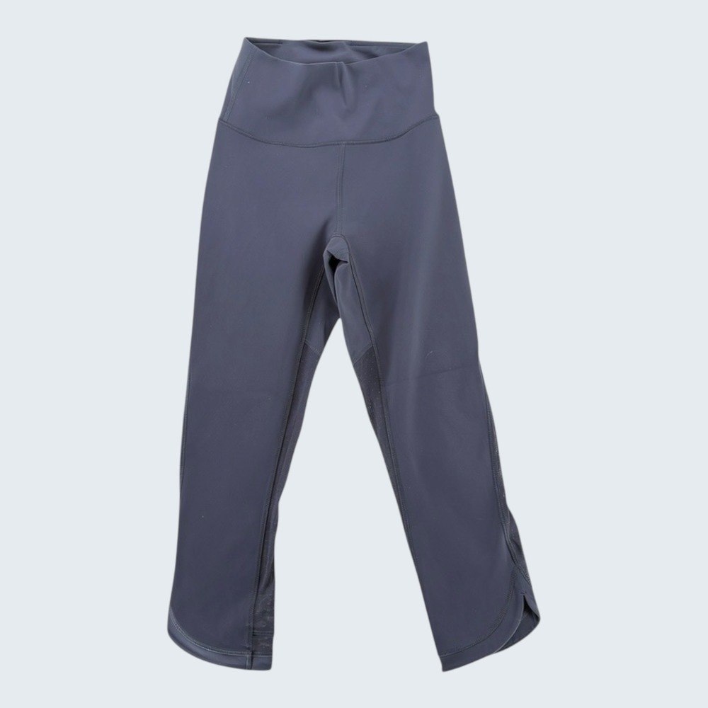 Lululemon Revitalize Crop (21") Size 4 Blue‎ Tied W6AD7S